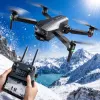 GD96 folding digital image transmission brushless GPS drone AI front and rear dual-eye vision obstacle avoidance with optical flow (true 4K ultra-high-definition lens with three-axis brushless gimbal) storage bag + color Specification image